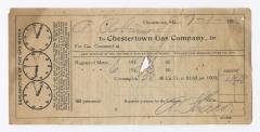 Chestertown Gas Company bill, 1915 July 1