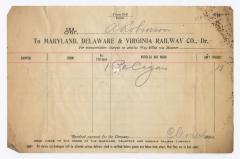 Abraham Robinson shipping bill, 1914 September 17
