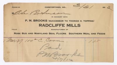 Radcliffe Mills bill, 1913 March 31