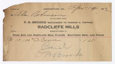 Radcliffe Mills bill, 1913 April 14