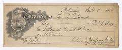Check to Abraham Robinson, 1914 September 8