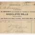 Radcliffe Mills bill, 1913 January 13