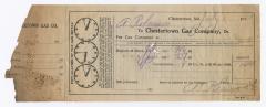 Chestertown Gas Company bill, 1914 July 1