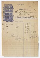 Ferris-Noeth-Stern Baking Company bill, 1914 July 30