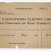 Chestertown Light and Power Company bill, 1916 December 1