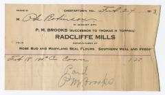 Radcliffe Mills bill, 1914 February 24