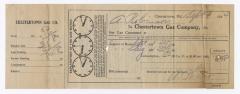 Chestertown Gas Company bill, 1914 September 1
