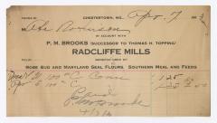 Radcliffe Mills bill, 1913 April 7