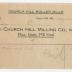 Church Hill Milling Co. bill, 1916 May 5