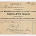 Radcliffe Mills bill, 1913 March 31