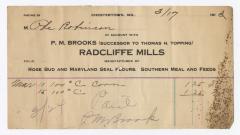 Radcliffe Mills bill, 1913 March 17
