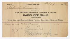 Radcliffe Mills bill, 1913 March 24
