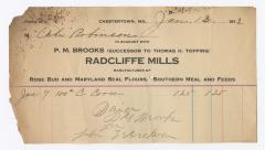 Radcliffe Mills bill, 1913 January 13