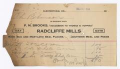 Radcliffe Mills bill, 1914 August 31