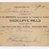 Radcliffe Mills bill, 1913 April 7