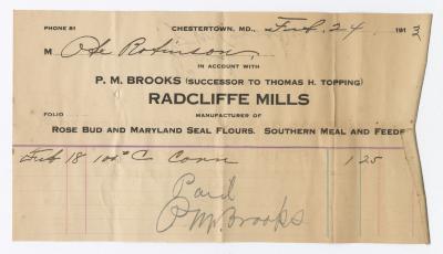 Radcliffe Mills bill, 1914 February 24