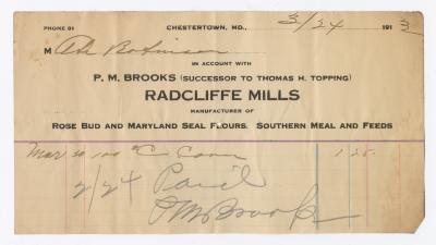 Radcliffe Mills bill, 1913 March 24