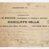 Radcliffe Mills bill, 1914 August 31