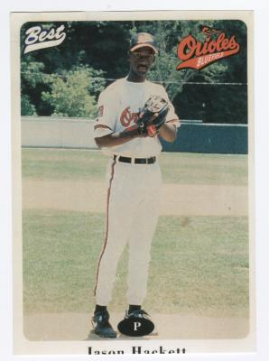 Jason Hackett baseball card