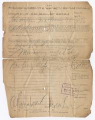 Abraham Robinson shipping bill, 1915 May 31