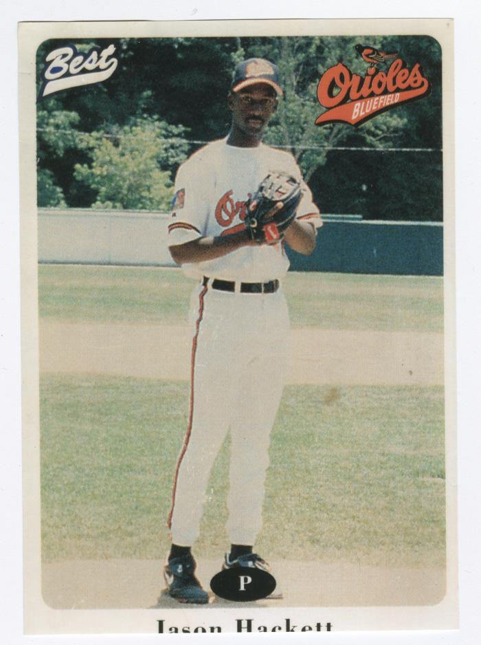 Jason Hackett baseball card