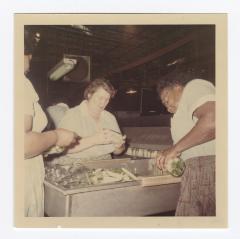 Packing spears at VITA Foods