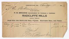 Radcliffe Mills bill, 1913 August 11