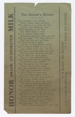 Honor Milk advertisement, 1914 June 6