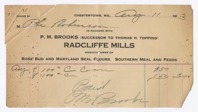 Radcliffe Mills bill, 1913 August 11