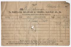 Abraham Robinson shipping bill, 1918 August 13