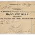 Radcliffe Mills bill, 1913 August 11