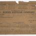 Adams Express receipt, 1914 April 11