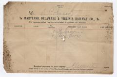 Abraham Robinson shipping bill, 1915 January 16