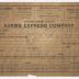 Adams Express receipt, 1915 August 13