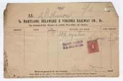Abraham Robinson shipping bill, 1915 February 18