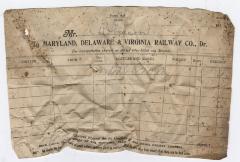 Abraham Robinson shipping bill, undated