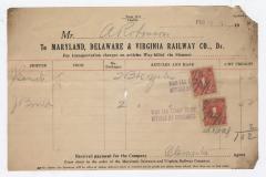Abraham Robinson shipping bill, 1915 February 20