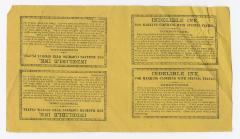 Indelible Ink instructions, circa 1910