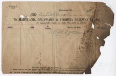 Abraham Robinson shipping bill, 1913 September