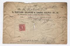 Abraham Robinson shipping bill, 1915 April 8