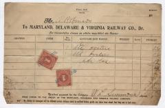 Abraham Robinson shipping bill, 1916 April 15