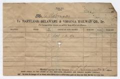 Abraham Robinson shipping bill, 1915 March 6