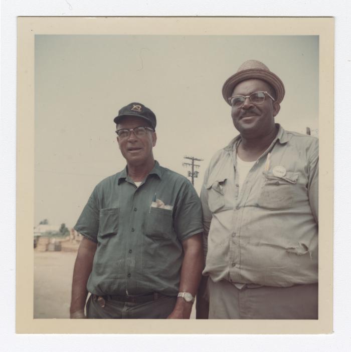 Unknown VITA Foods employee with Isaiah "Ike" Teat 