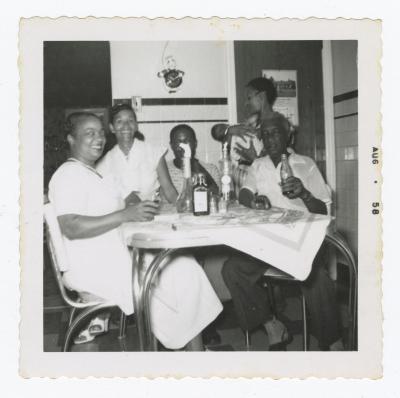 Socializing at the kitchen table