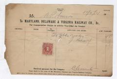 Abraham Robinson shipping bill, 1914 December 5