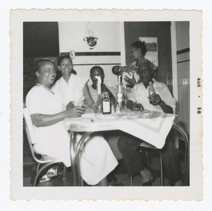 Socializing at the kitchen table