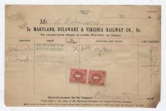 Abraham Robinson shipping bill, 1914 December 1