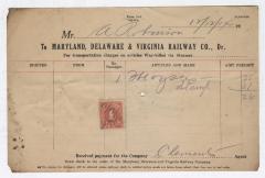 Abraham Robinson shipping bill, 1914 December 12
