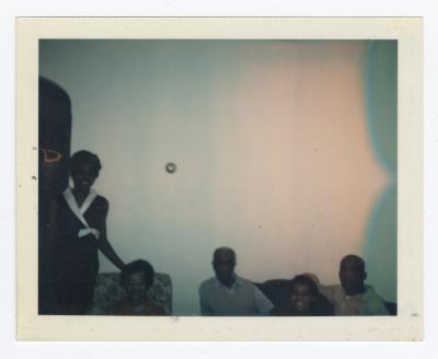 Five people on a couch