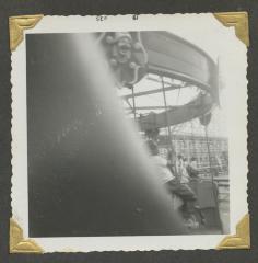 A child on a carousel 
